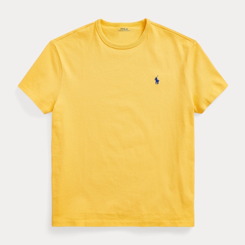 Yellow Classic Fit Heavyweight Jersey T-Shirt
